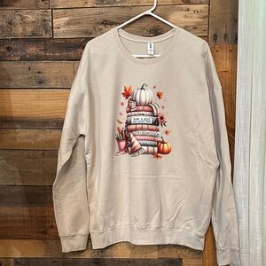 Book Lover crewneck fall sweater!